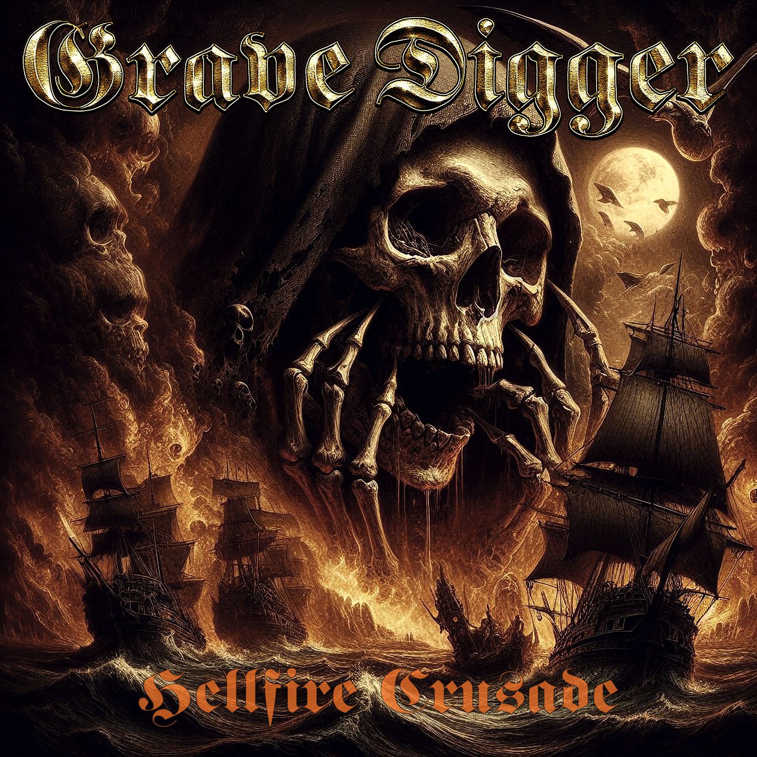 Grave Digger - Helfire Crusade - Single Cover